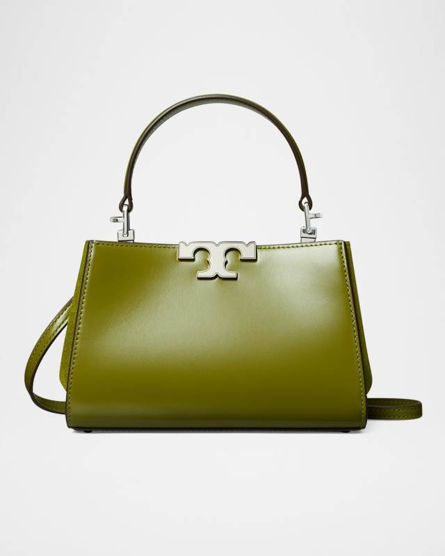 Eleanor Mini Leather & Suede Satchel Bag