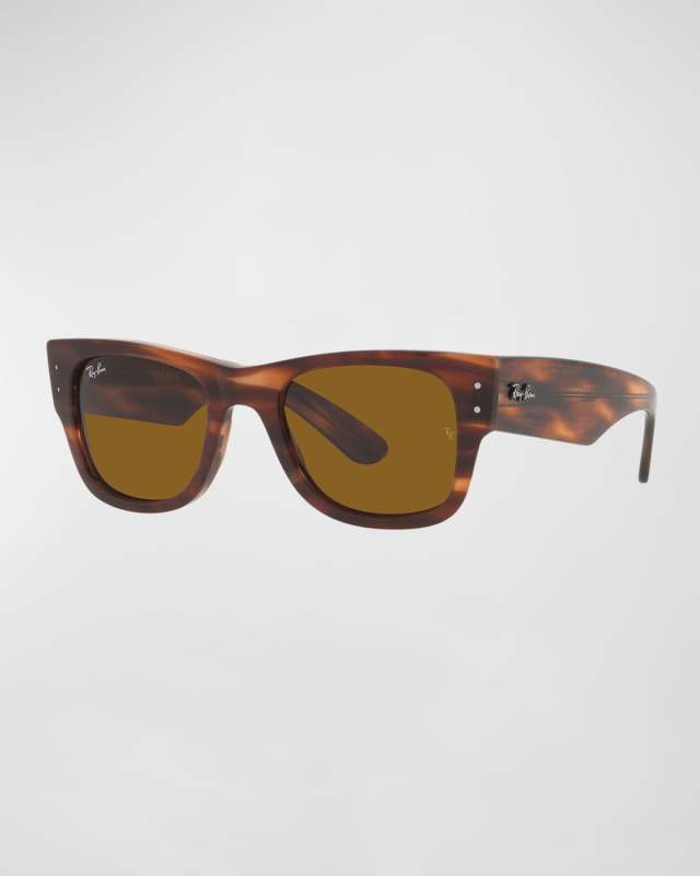 Logo Square Nylon Sunglasses, 51MM
