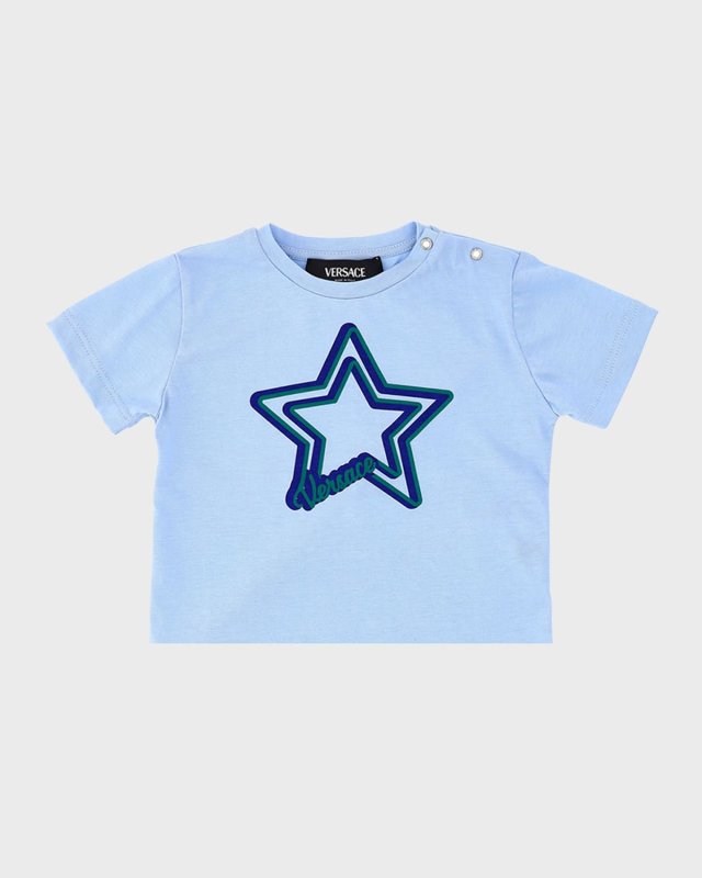 Boy's Star Graphic Logo-Print T-Shirt, Size 9M-3