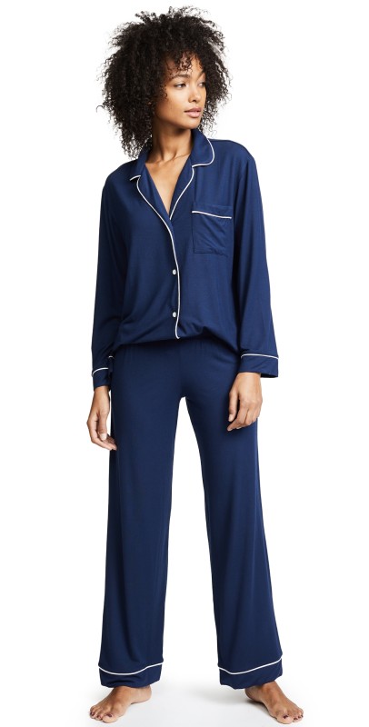 Eberjey Gisele PJ Set Navy/Ivory