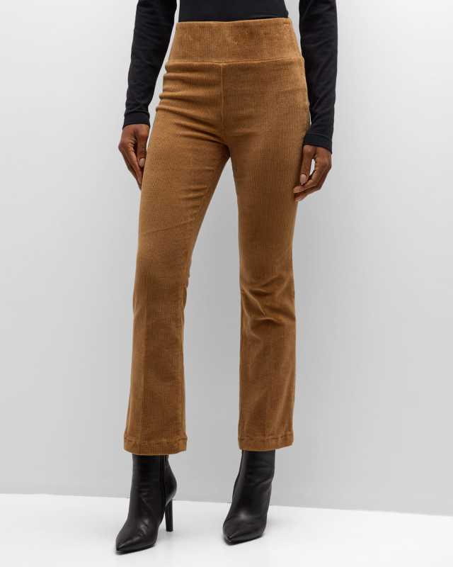 Ankle Flare Corduroy Pants