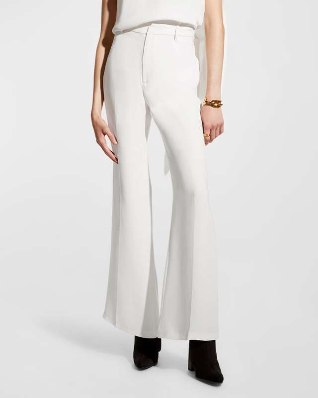 Piper High-Rise Silk Flare Pants