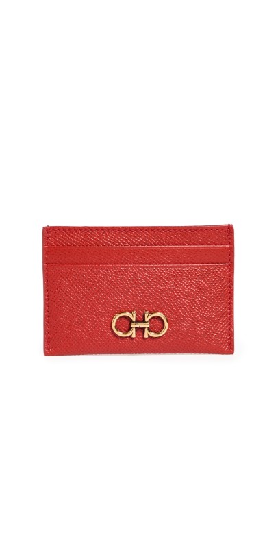 FERRAGAMO Gancini Card Case Lipstick
