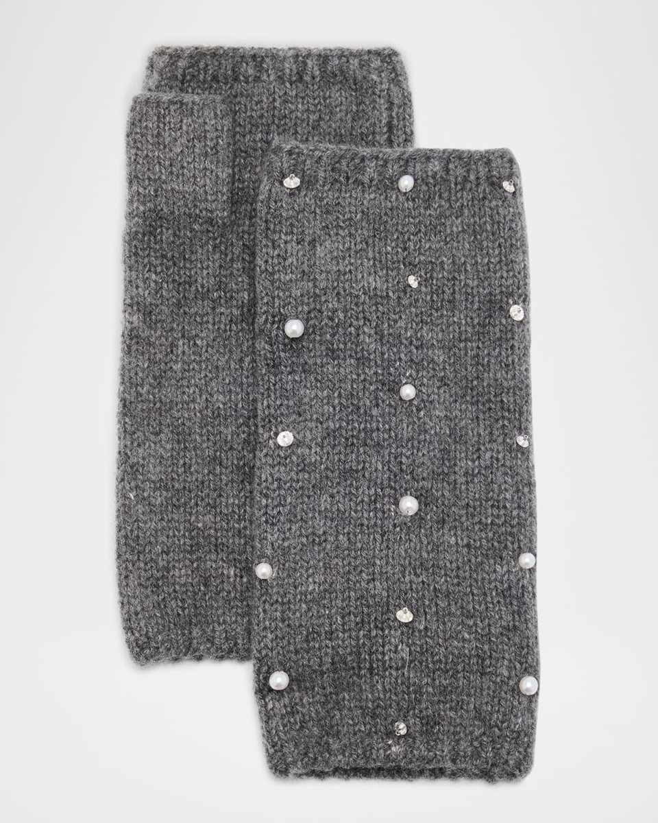 Cashmere Short Fingerless Gloves