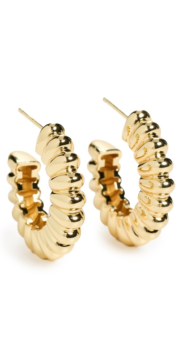 MÉGA Twixie Hoop Earrings Gold
