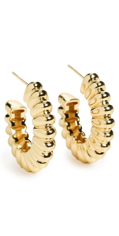 MÉGA Twixie Hoop Earrings Gold