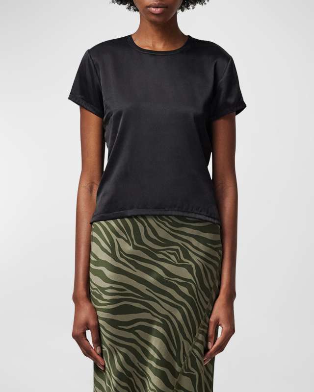 Silk Blend Crewneck T
