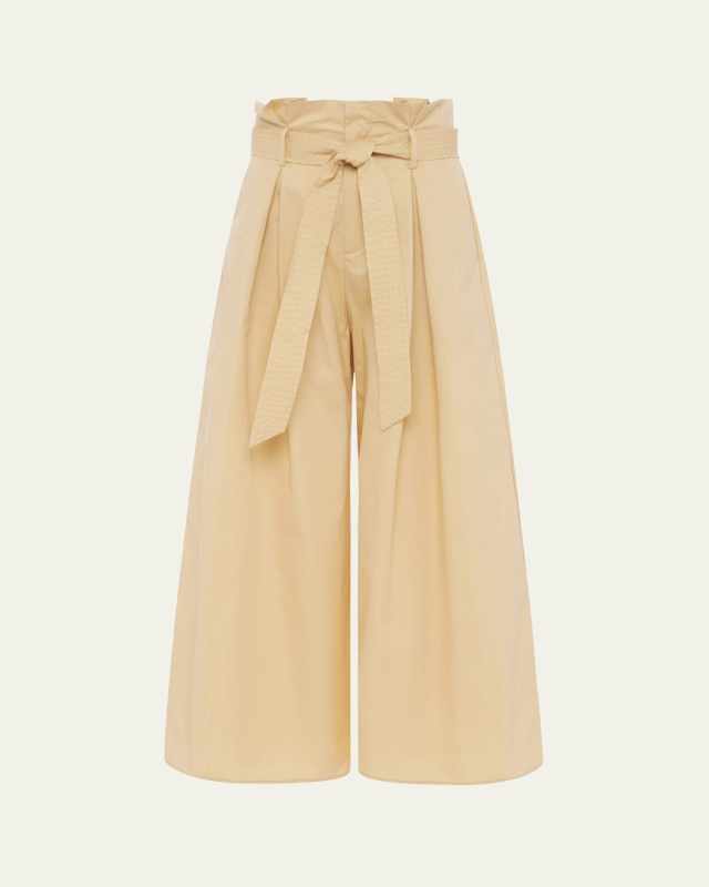 Lowen Paperbag Cropped Pants