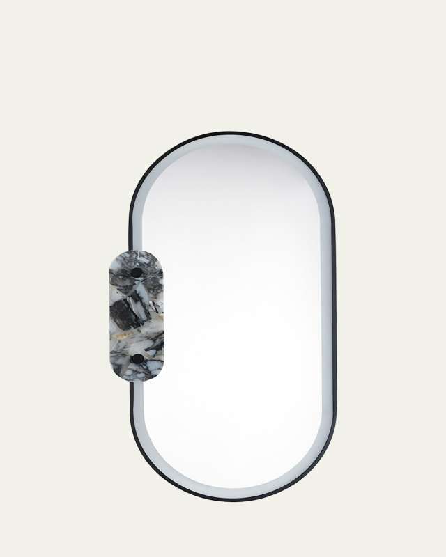 Nina Magon Design from Studio M Stonewall Striae Arya LED Mirror