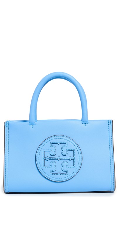 Tory Burch Mini Ella Bio Tote Blue Azur