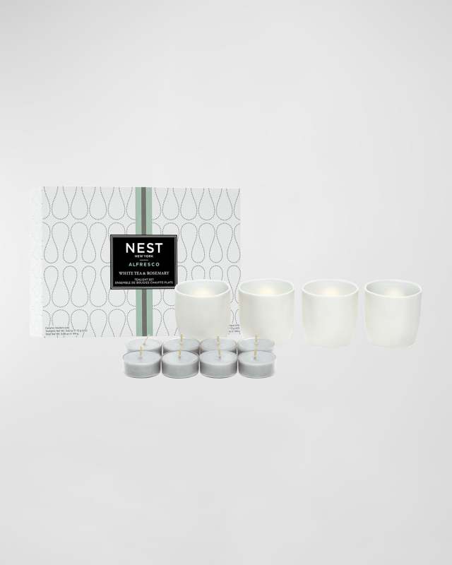White Tea and Rosemary Alfresco Tealights Set