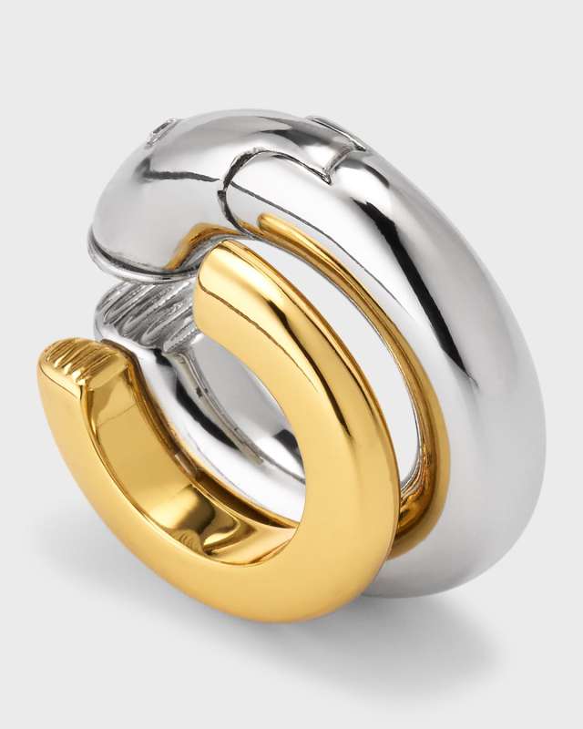 Vida Two-Tone Ear Cuff, Single