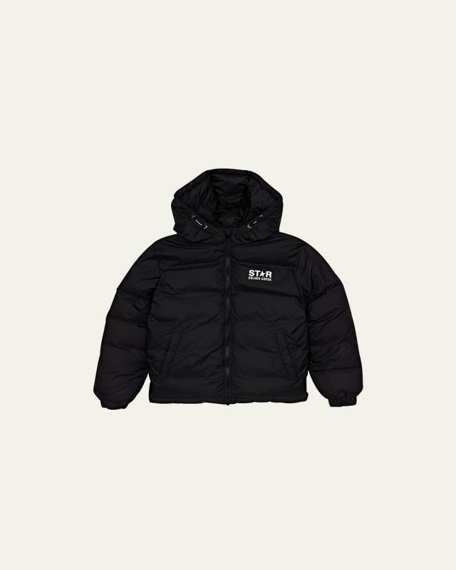 Boy's Star-Print Windbreaker, Size 4-10