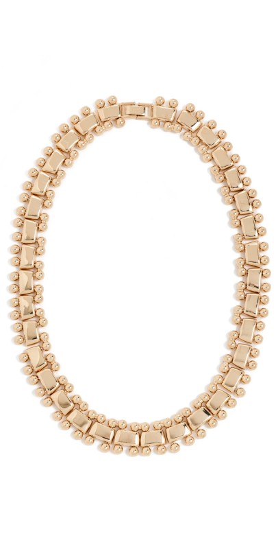 Kenneth Jay Lane Gold Collar Necklace Gold