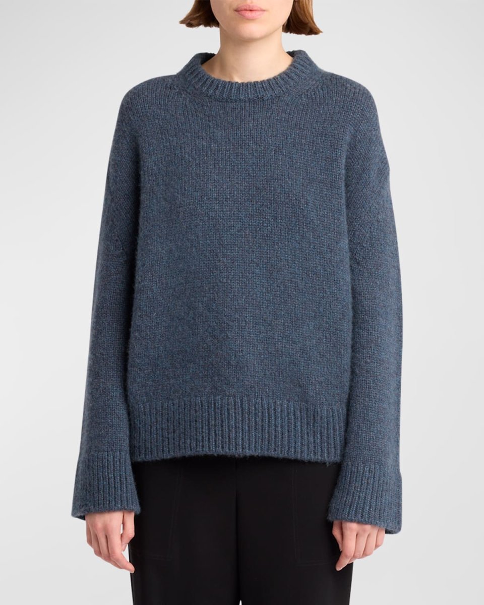 Hamis Brushed Cashmere-Mohair Sweater