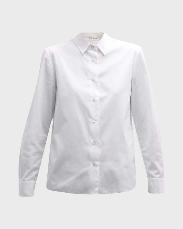 Sadie Poplin Collared Shirt