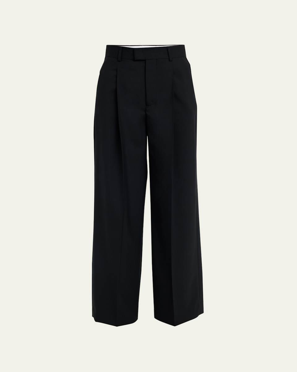 Clara Pintuck Wool Pants