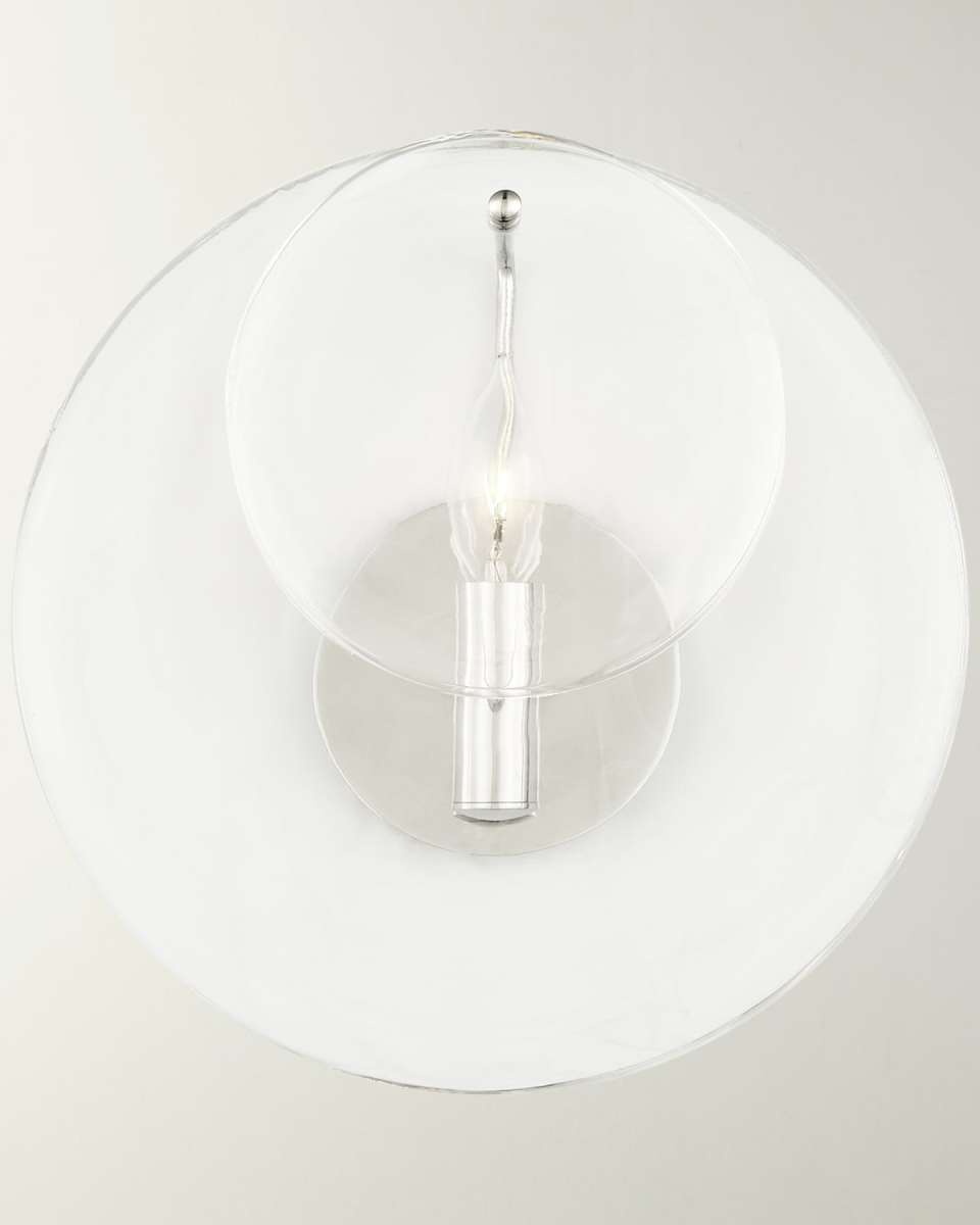 Loire Clear Striped Sconce by Aerin