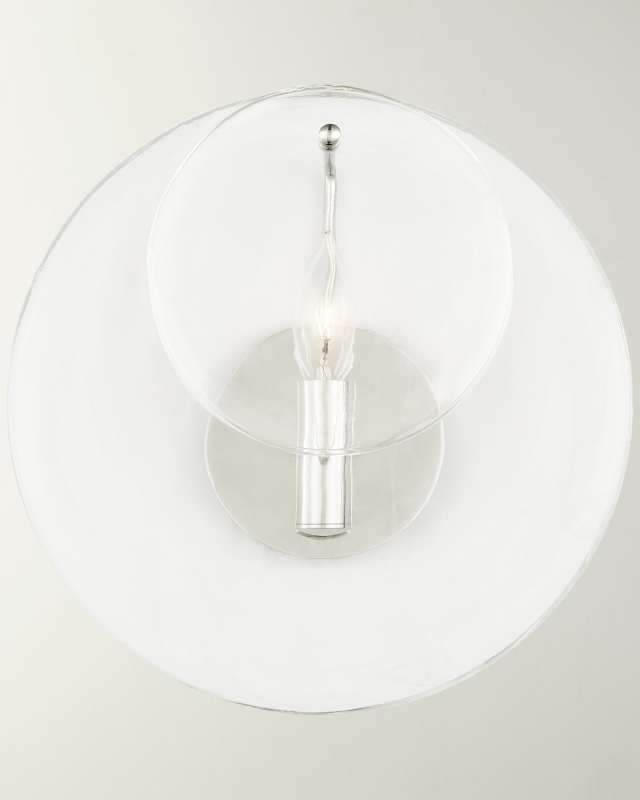 Loire Clear Striped Sconce by Aerin