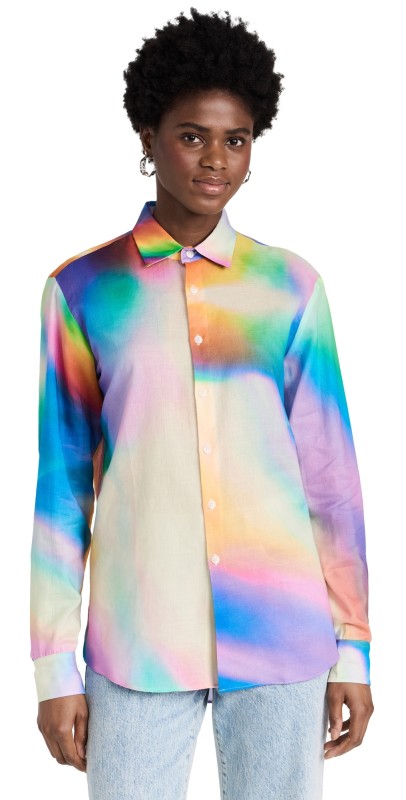 BruceGlen Prism Button Up Shirt Prism