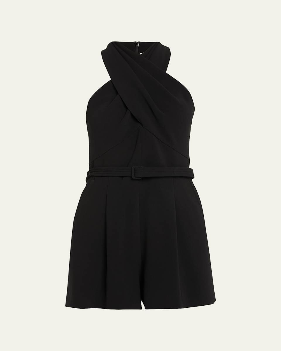 Mallory Crisscross Shorts Jumpsuit