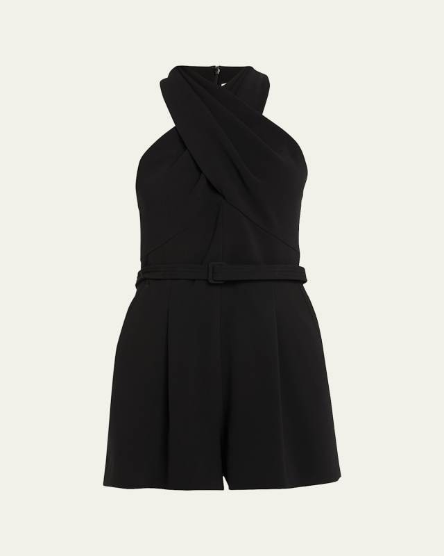 Mallory Crisscross Shorts Jumpsuit