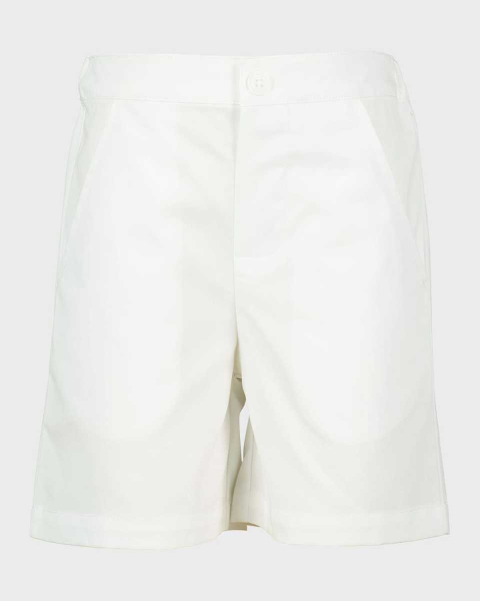 Boy's Solid Cotton Shorts, Size 2-10