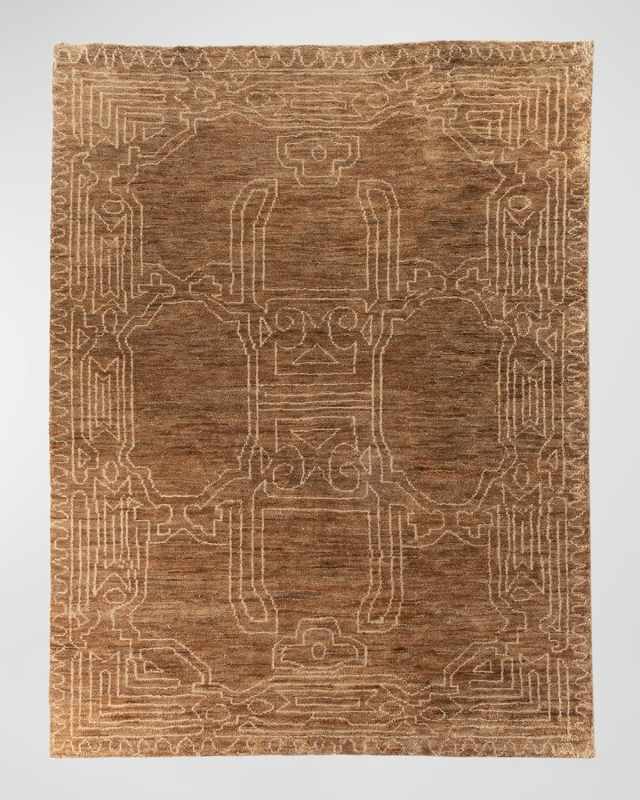 Tozi Hand-Knotted Jute Rug, 8' x 10'