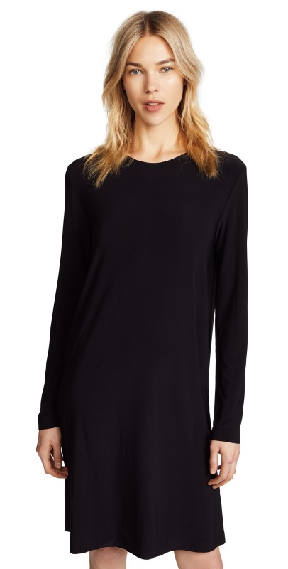 Norma Kamali Kamali Kulture Go Crew Neck Dress Black