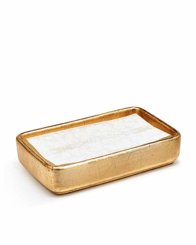 Ava Towel Tray, Gold