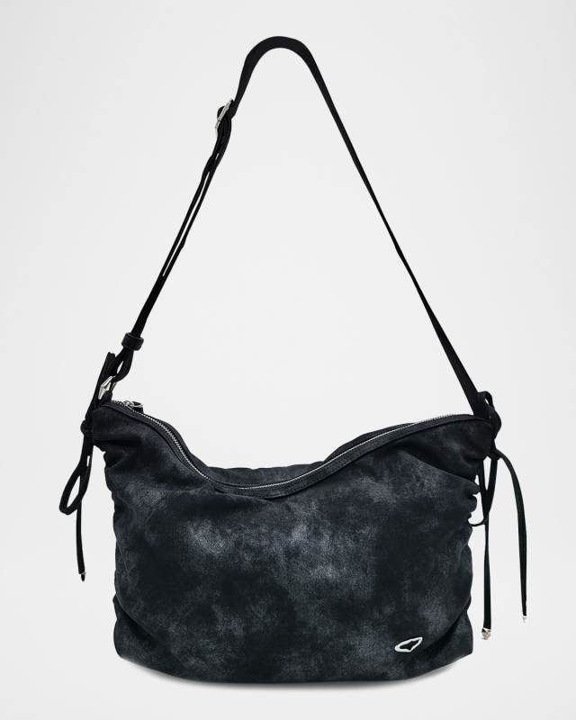 Rusty Large Distressed Canvas Shoulder Bag