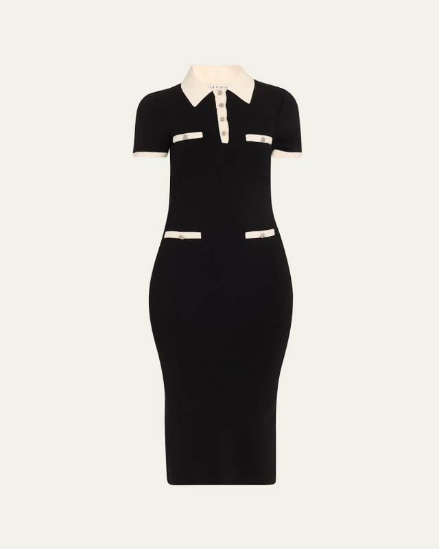 Iris Midi Polo Sweater Dress