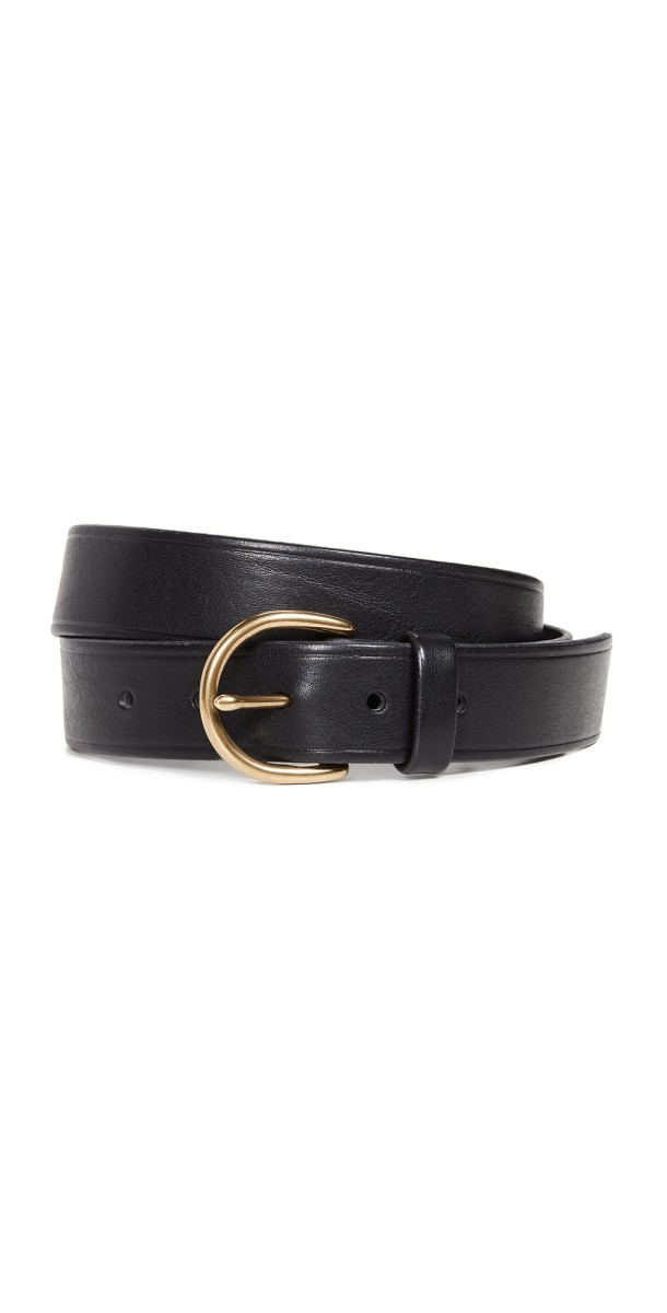 Madewell Madewell Medium Perfect Leather Belt True Black