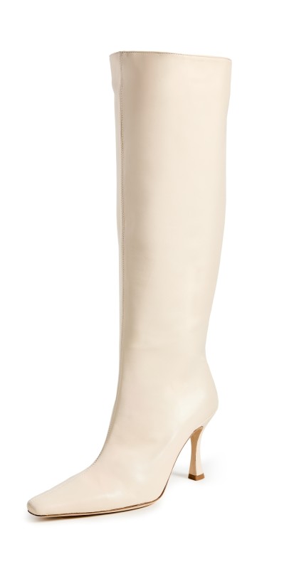 STAUD Cami Boots Cream