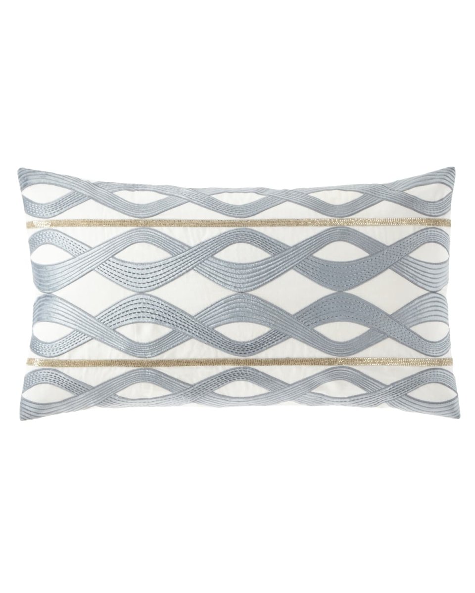 Linen-Blend Decorative Pillow