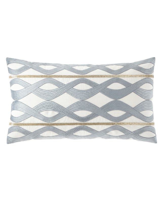 Linen-Blend Decorative Pillow