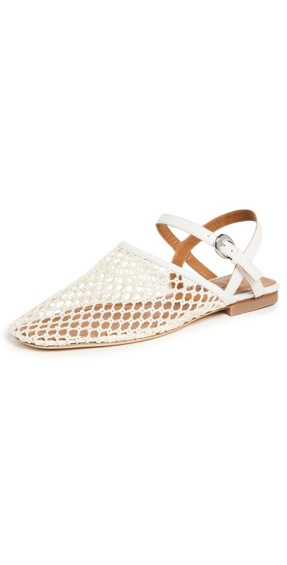 STAUD Rete Sandals Paper Netting