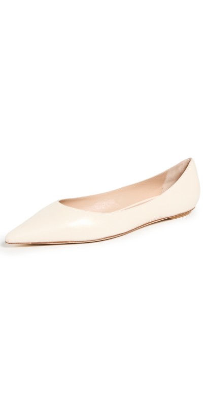 Stuart Weitzman Emilia Flats Seashell