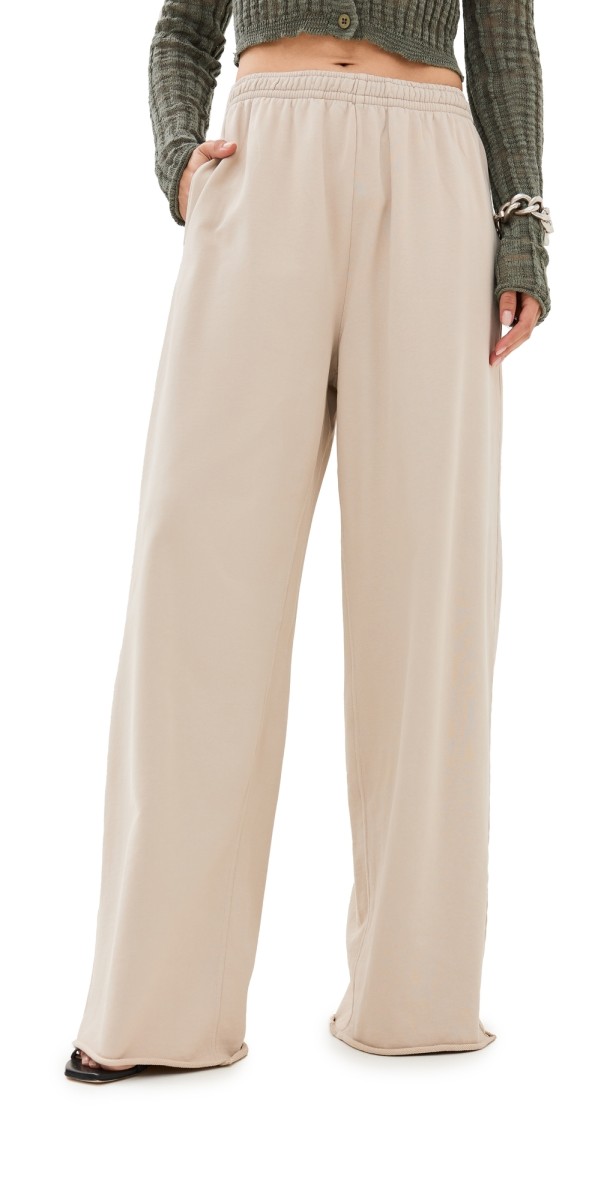 Acne Studios Logo Sweatpants Faded Grey