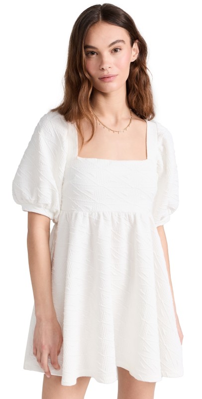 Free People Violet Mini Dress White