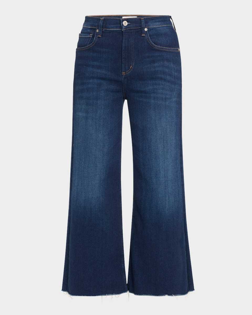 Lyra Wide-Leg Cropped Jeans
