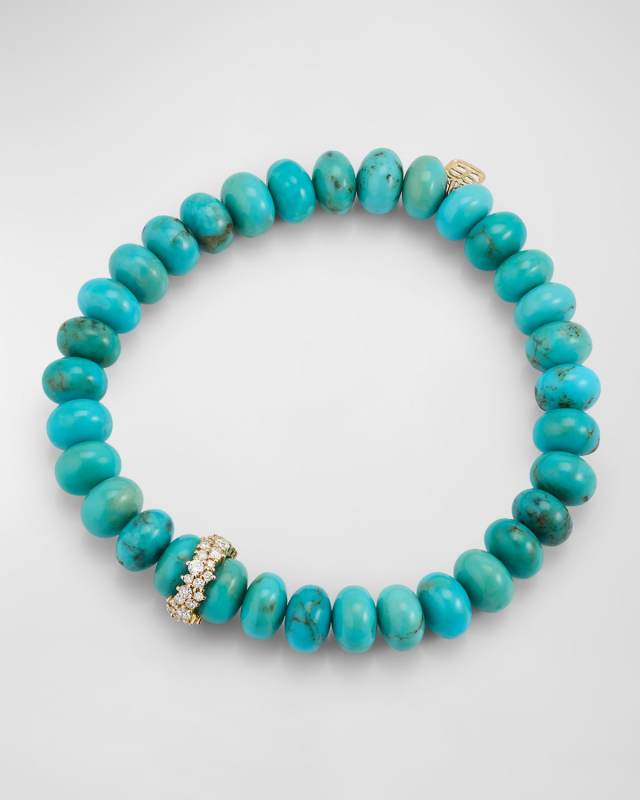 Turquoise Rondelle Bracelet