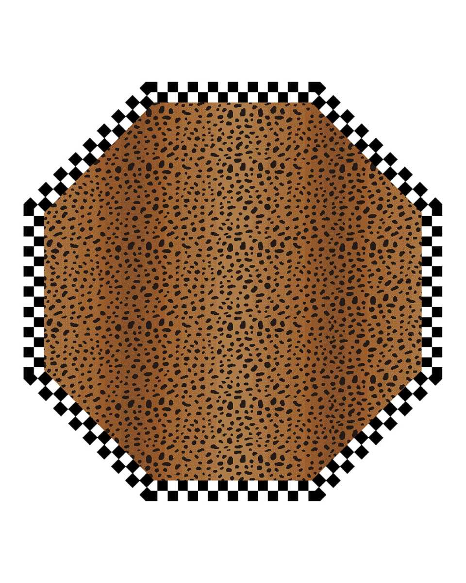 Cheetah Rug, 6' Round