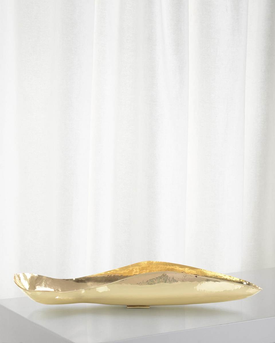 Sculptural Brass Bowl