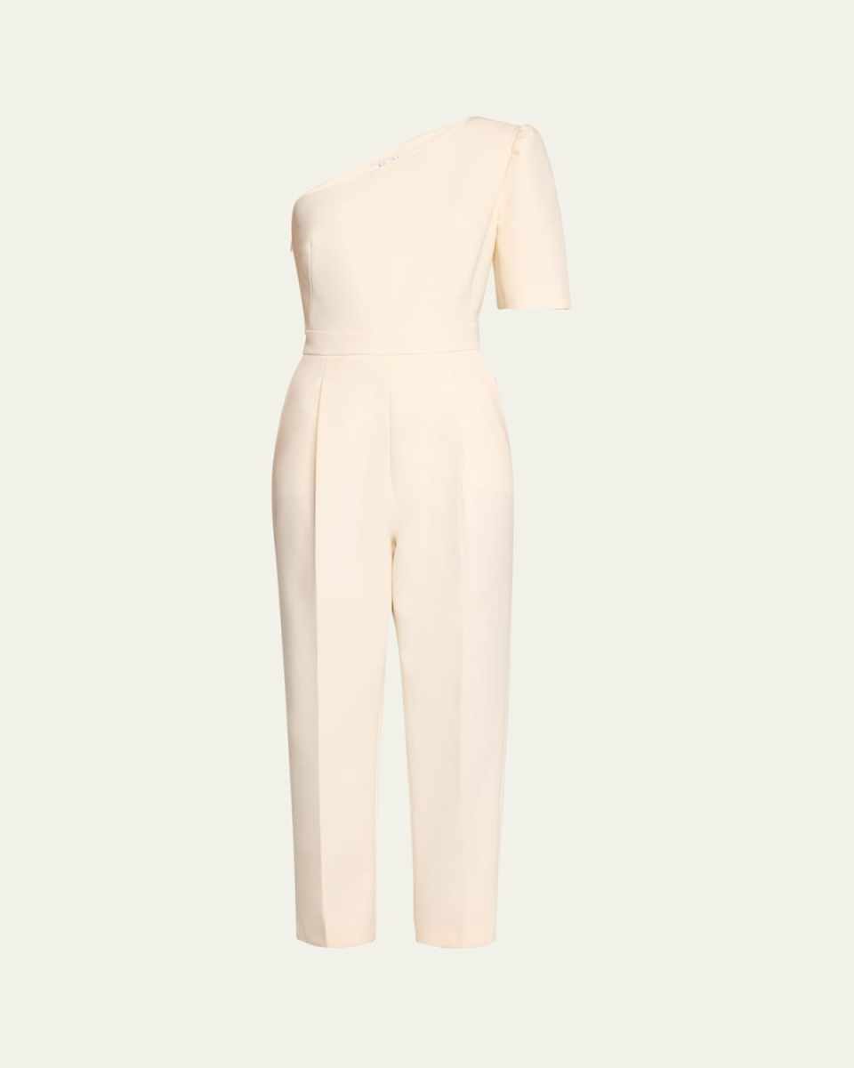 Smalto One-Shoulder Jumpsuit