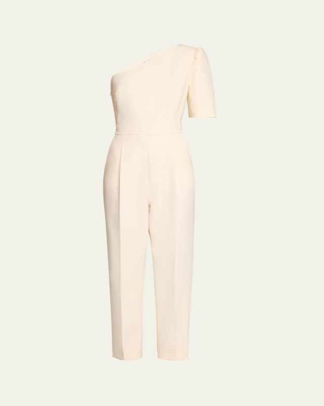 Smalto One-Shoulder Jumpsuit