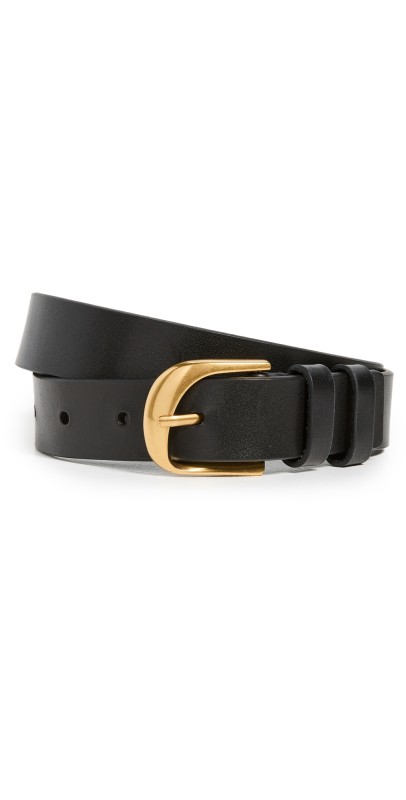 FRAME Twist Buckle Belt Noir