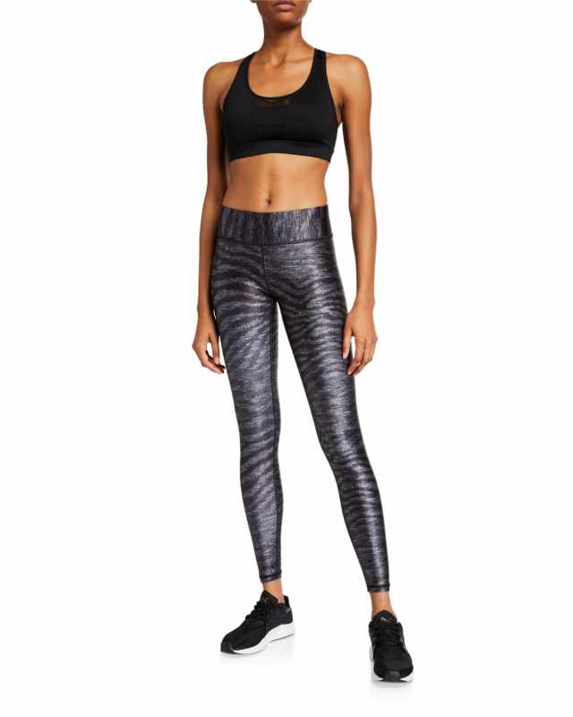 Charcoal Show Your Stripes Hi-Shine Leggings