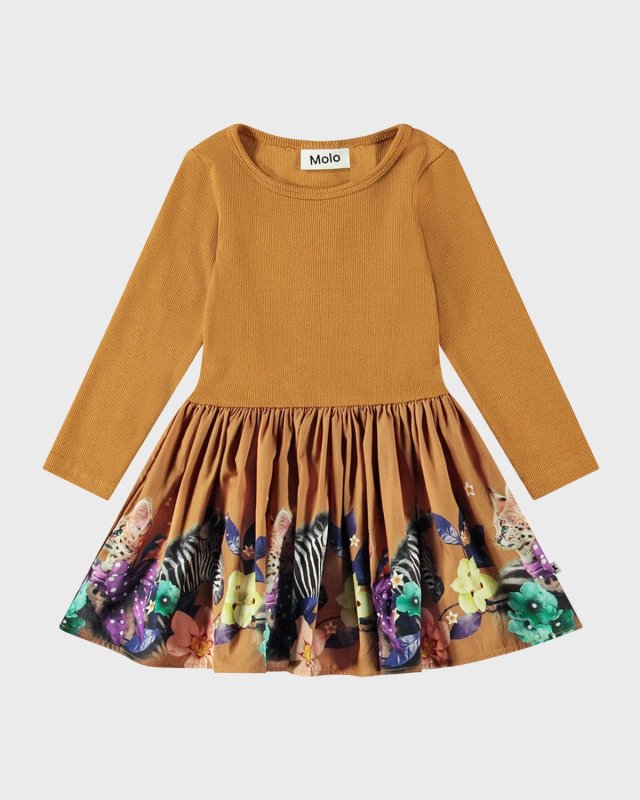 Girl's Candi Combo Dress, Size 6M-