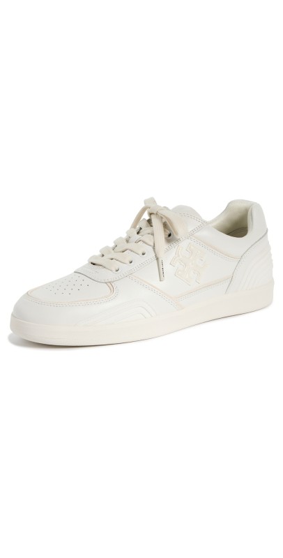 Tory Burch Clover Court Sneakers Titanium White